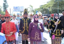 Wali Kota Pimpin Pawai Budaya Kota Kendari