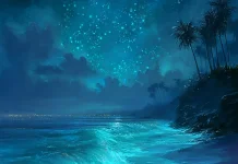 Fenomena Bioluminesensi, Laut Bercahaya Memukau di Malam Hari