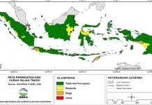 BMKG Imbau Waspada Hujan Siang hingga Sore di Sejumlah Wilayah Indonesia