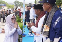 BKMT Pemkab Kolaka Ikuti Kirab BKMT Sambut Milad ke-45