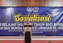 Dikbud Kota Kendari Sosialisasi Wajib Belajar 13 Tahun