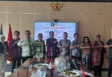 Kemenkum Sultra Harmonisasi Raperbup UPTD Laboratorium Kesehatan Masyarakat