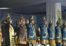 Kemenkum sultra Hadiri Upacara Peringatan HUT Kota Kendari Ke-195