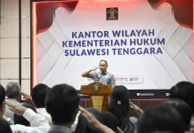 ASN Lingkup Kanwil Kemenkum Sultra di harapkan Tetap Menunjukkan Disiplin