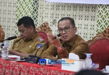 Bupati Kolaka Hadiri High Level Meeting Rakor Camat dan Lurah