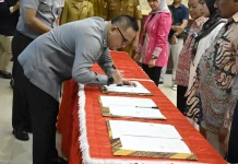 Kemenkum Sultra Saksi Penandatanganan PKS Serentak 1.266 Perguruan Tinggi