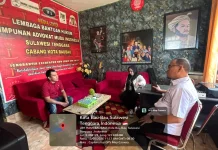 Kemenkum Sultra Laksanakan Monitoring Pelaksanaan Bantuan Hukum di LBH HAMI