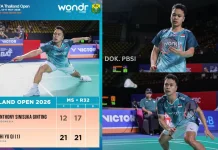 Tersingkir di Thailand Open, Ginting Akui Masih Banyak Evaluasi