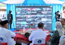 Wali Kota Kendari Ikuti Peresmian 1.061 Koperasi Merah Putih oleh Presiden RI