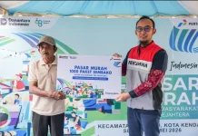 Pertamina Sulawesi Distribusikan 1.000 Paket Sembako Warga Kendari