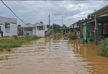 Tanggul Jebol, Perumahan Puri Taman di Kendari, Terdampak Banjir