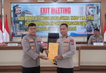 Wakapolda Sultra Pimpin Exit Meeting Audit Kinerja Tahap I 2026