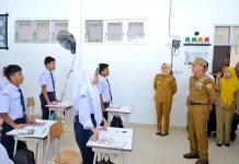 Gubernur Sultra Bersama Wali Kota Kendari Tinjau Sekolah Rakyat