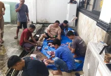 Sapi dan Kambing Kurban Kemenkum Sultra di Salurkan ke Warga