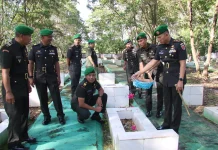 Ziarah dan Tabur Bunga Peringati HUT Kodam XIV/Hasanuddin ke-69