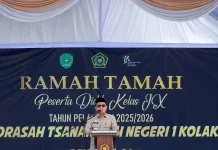 Bupati Kolaka Apresiasi Jajaran Tenaga Pendidik di MTSN 1 Kolaka