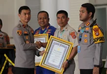 Tiga Satker Terbaik Raih Penghargaan pada Rakernis Fungsi Keuangan Polda Sultra