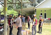 Operasi Pekat Anoa 2026, Ditsamapta Polda Sultra Sita Puluhan Liter Arak