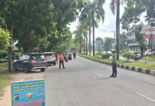 Ditlantas Polda Sultra Bersama Tim Gabungan Razia Kendaraan di Delapan Titik Kota
