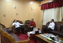 Kemenkum Sultra Terima Kunjungan Silaturahmi Kepala OJK Sultra