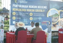 Kemenkum Sultra Berikan Penyuluhan Hukum Gratis kepada Masyarakat Kendari