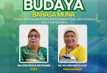 Apresiasi Budaya Bahasa Muna Angkat Nilai Kearifan Lokal dalam Prosesi Kafelesao