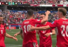 Diwarnai Kartu Merah dan Hujan Gol Keriuhan Menit Akhir, Swiss Gilas Bosnia 4-1