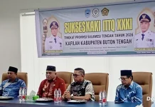 Bupati Buteng Lepas Kafilah Mengikuti MTQ XXXI Prov Sultra di Konawe
