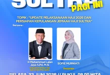 Update Pelaksanaan Haji 2026 dan Persiapan Kepulangan Jemaah Haji Sultra