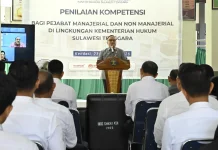 Kakanwil Kementerian Hukum Sultra Dorong Pemanfaatan Penilaian Kompetensi