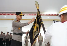 Peringati Hari Bhayangkara ke-80, Kapolda Sultra Pimpin Upacara Pemuliaan Pataka