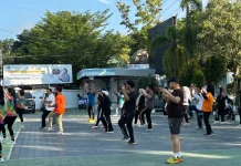 Kemenkum Sultra Perkuat Kebugaran dan Semangat Kebersamaan Pegawai
