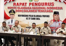 KONI Sultra Matangkan Persiapan Porprov XV 2026 di Kendari