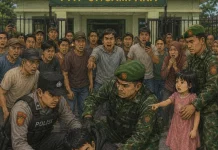 Balita Tiga Tahun di Rawua Disandera Pake Pisau, Aksi Cepat Babinsa Tuai Pujian