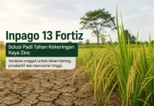Inpago 13 Fortiz Solusi Padi Tahan Kekeringan Kaya Zinc
