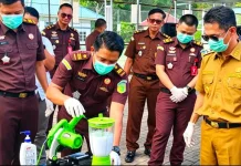 Kejari Wakatobi Musnahkan Barang Bukti Tipidum Inkrah