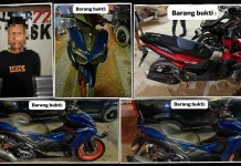Beraksi di Enam TKP, Pencuri Motor Dibekuk Tim Gabungan