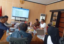 Kemenkum Sultra Laksanakan Rapat Harmonisasi Raperbup Buton Utara