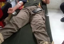 Pejabat Satpol PP Kota Kendari Ikut Donor Darah, Dinyatakan Layak Donorkan Darah