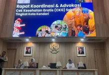 Sekda Kendari Buka Rakor dan Advokasi Cek Kesehatan Gratis Anak Usia Sekolah