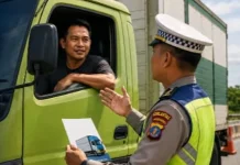 Korlantas Edukasi Sopir Truk Cegah ODOL