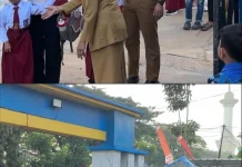 ASN Pemkot Kendari Antusias Antar Anak Hari Pertama Sekolah