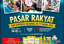 Pasar Rakyat Hadir Sambut Hari Koperasi Nasional