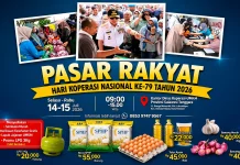 Pasar Rakyat Harkopnas Hadirkan Sembako Murah