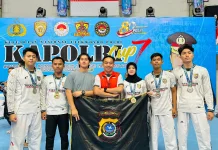 Borong Lima Medali, Tim Taekwondo Polda Sultra Bersinar di Kejurnas Kapolri Cup 202