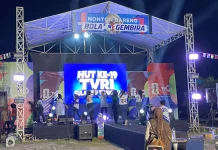 TVRI Sultra Rayakan HUT ke-19, Meriahkan Nobar Malam Final Piala Dunia