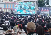 Gubernur Sultra dan Wali Kota Kendari Nobar Final Piala Dunia 2026 Bersama Warga