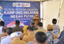 Pemkot Kendari Wujudkan Pembangunan Kampung Nelayan Merah Putih