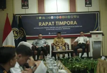 Kakanwil Kemenkum Sultra Hadiri Rapat Timpora