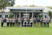 Kapolda Sultra Silaturahmi ke Pangkalan Udara TNI AU Halu Oleo